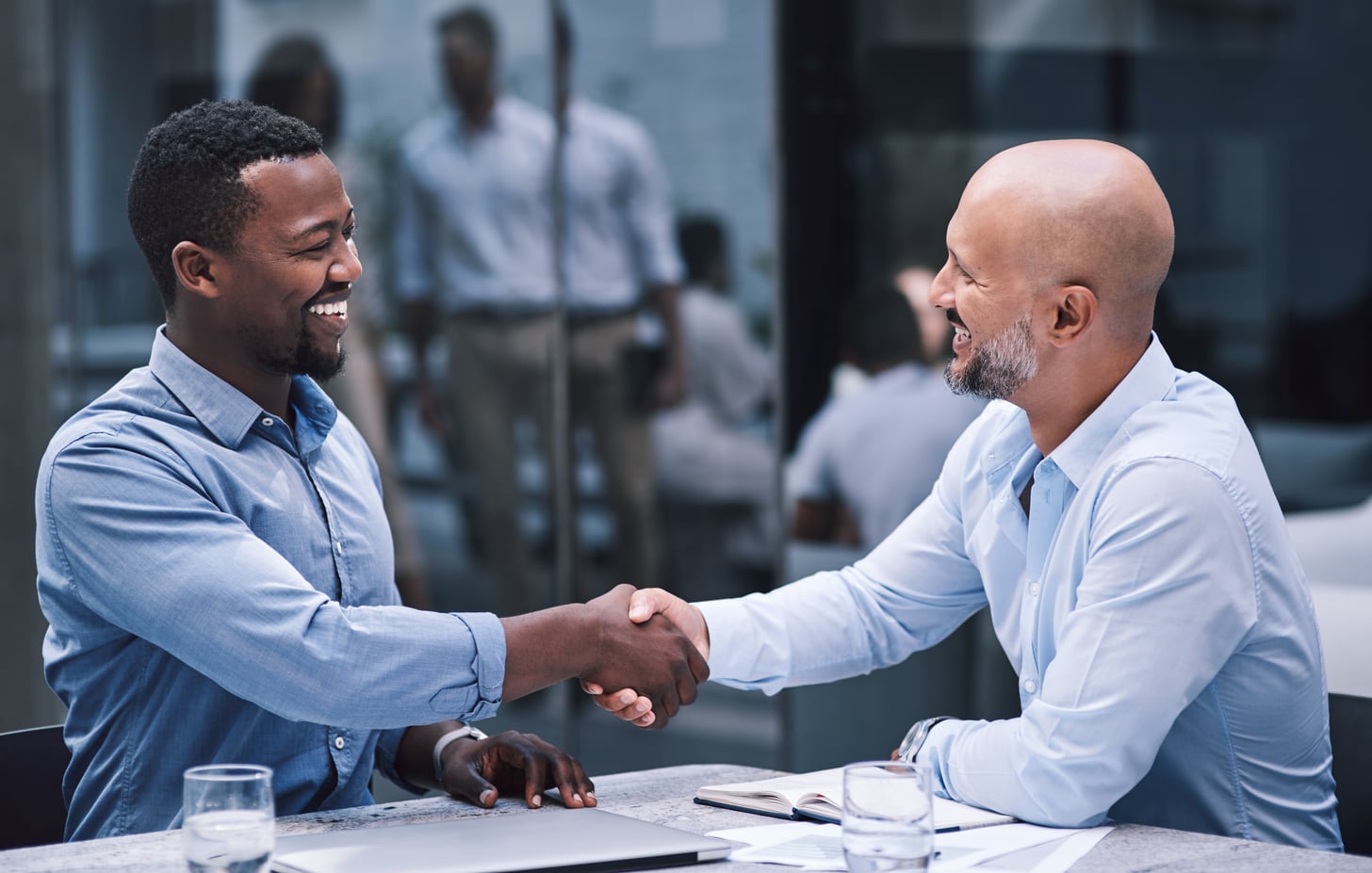 Business deal handshake