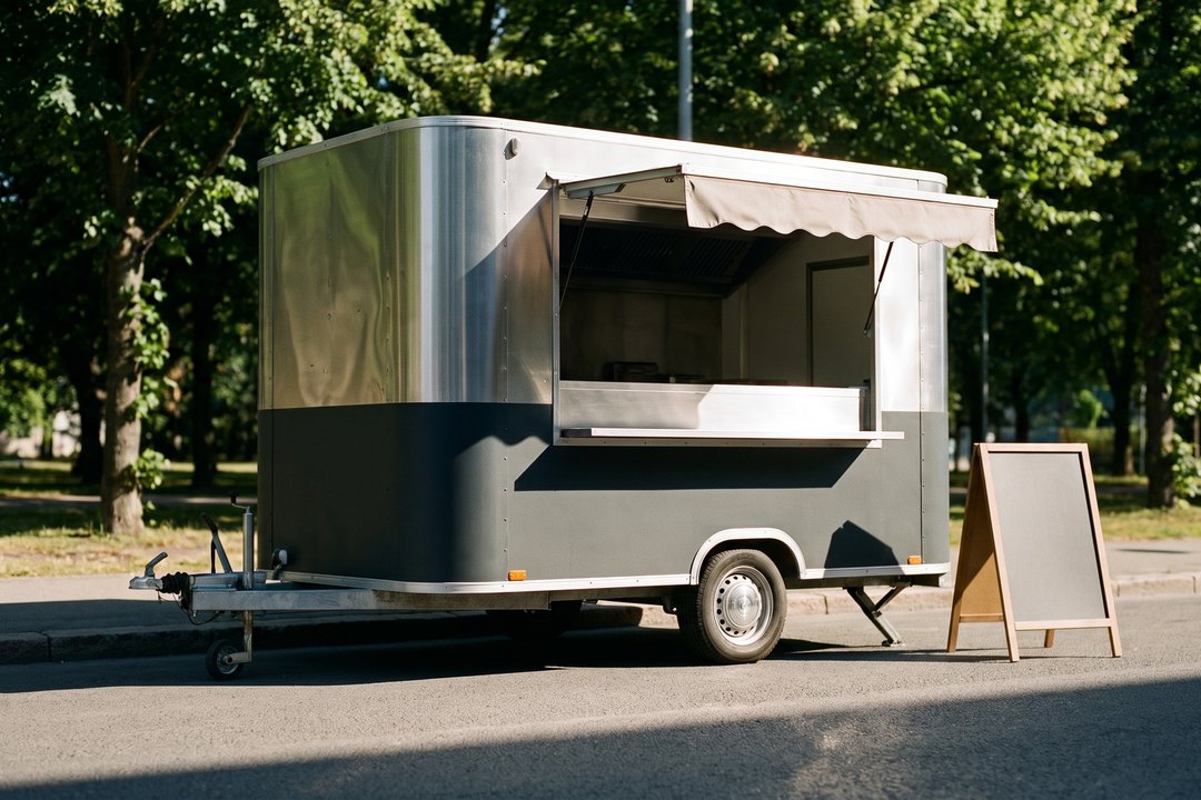 A mobile food truck